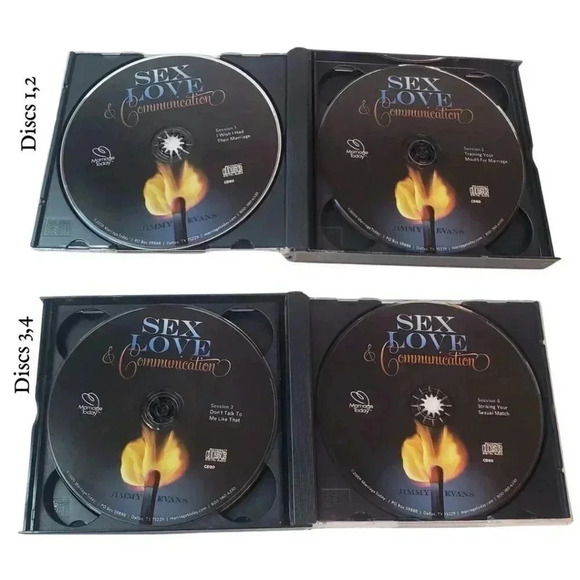 Sex, Love & Communication - Jimmy Evans (4 Audio CD Set) Marriage Today UNTESTED - Picture 3 of 7